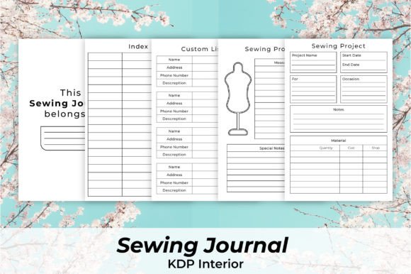 Download Sewing Planner Journal for KDP Interiors - Interiors Collection