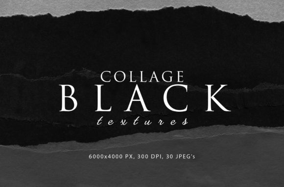 Download Collage Black Paper Textures - Black paper Collection