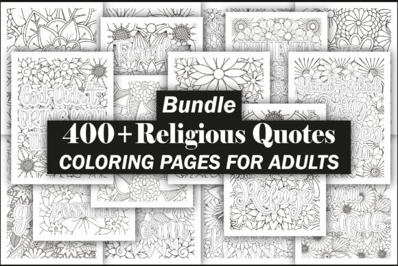 Download Religious Quotes Coloring Book Bundle - Premium Resources